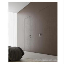 Interior HPL entry door hidden wood door with hidden hinges